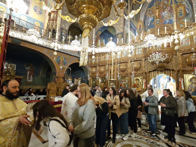Θεία Λειτουργία για τους εξεταζομένους μαθητές από τον Μητροπολίτη Δράμας
